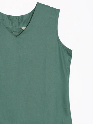 Jade V-Neck Sleeveless Top