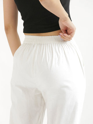 White Cotton Pant