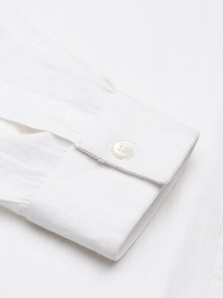 White Airy-Linen Shirt