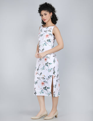 Blossom Elegance Midi Dress