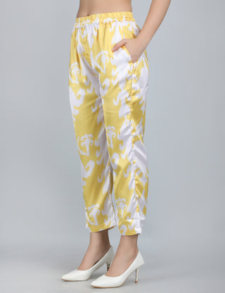 Sunny Ikat Print Satin Co-Ord Set