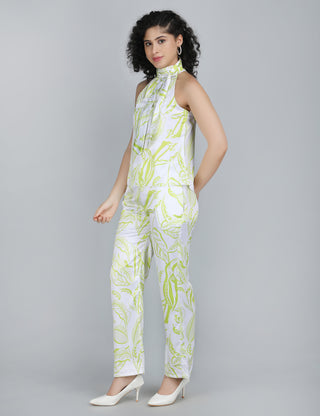 Lime Breeze Halter Co-Ord Set