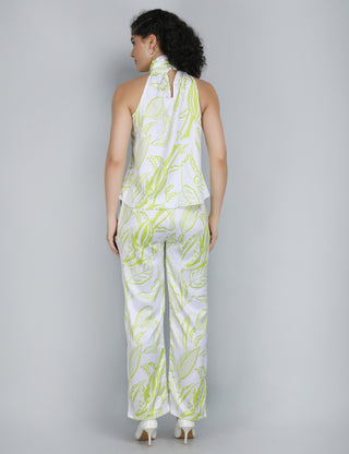 Lime Breeze Halter Co-Ord Set