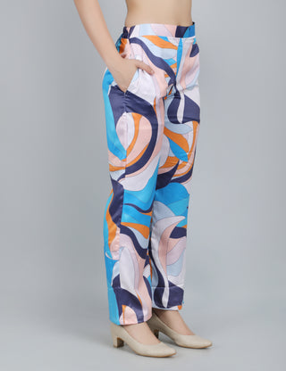 Vibrant Waves Halter Co-Ord Set