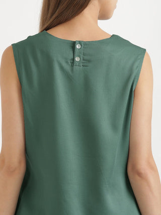 Jade V-Neck Sleeveless Top