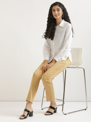 White Airy-Linen Shirt