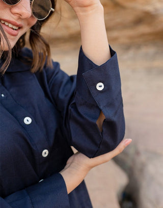 Royal Blue Co-ord Set Pants & Shirt