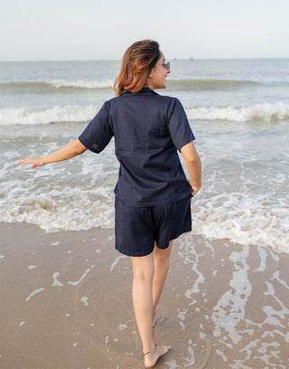 Royal Blue Co-ord Set Shorts & Top